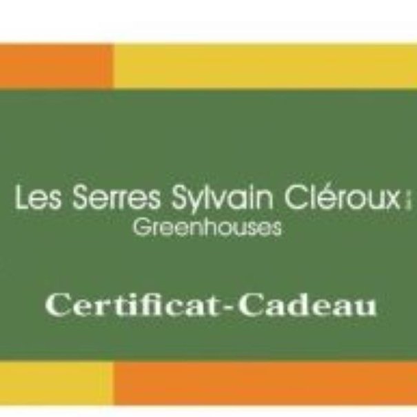 certificat cadeau